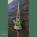 Handmade Macrame Hanging Plant Holder with Wooden Beads 3