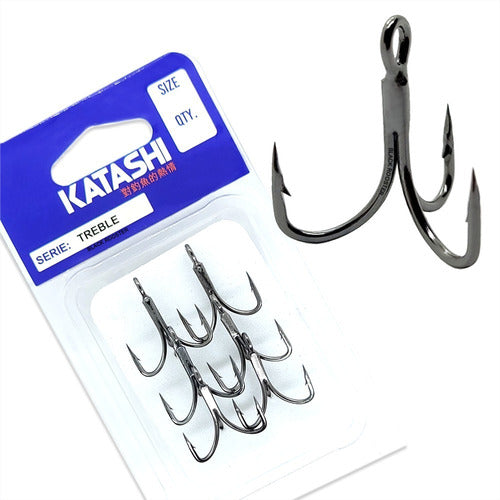 Tech Tackle Triple Hook Robador Spoons Katashi Size 2/0 0