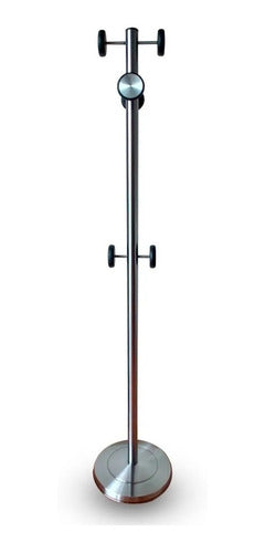 Functional Reinforced Metal Coat Rack with Umbrella Stand 0