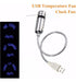 USB Mini Flexible Fan with LED Light 1