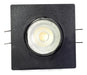 Pack of 10 Square Recessed PVC Dicroic LED Spotlights 7W Complete 1