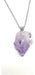 Claudiartesana Amethyst Raw Crystal with Surgical Steel Chain 1