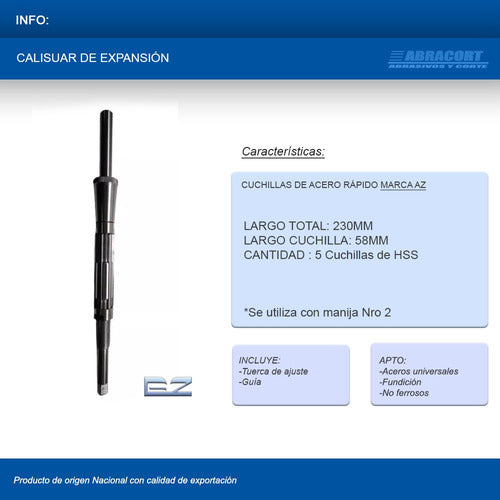 High-Quality Expandable Calisuar 14-16mm Ind. ARG. 2