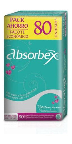 Protectores Diarios Absorbex X80 0