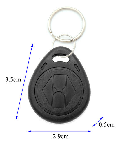 Deirolab Programmable RFID Proximity Access Keychain 125kHz - Each 1