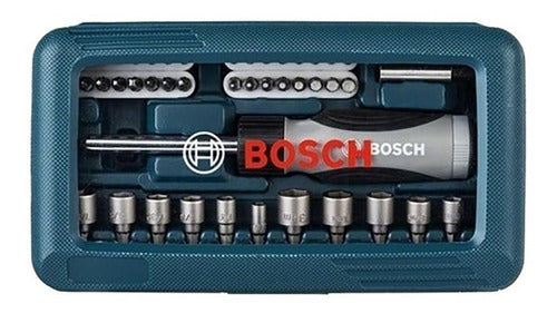 Bosch Set with 46 Pc Screwdriver Bits and Magnetic Adapter 1