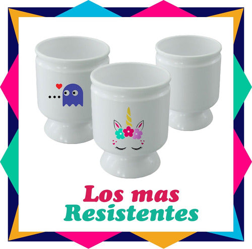 Polymer Mates De Polímero Blanco Sublimables X 60 Unidades 1