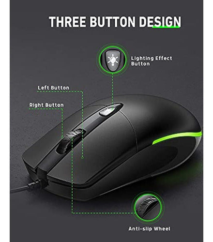 Kkuod Ergonomic Wired Mouse 4