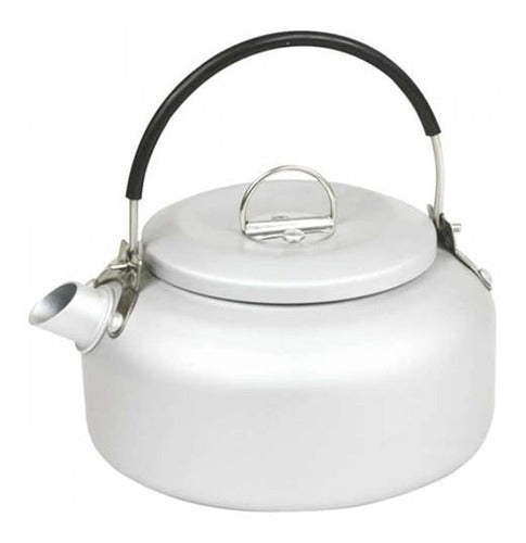 Waterdog Aluminum Kettle with Handle and Thermal Lid for Camping Mate 0