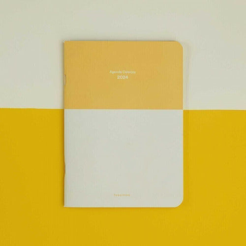 Monoblock Colorjoy Weekly Planner 2024 - Yellow + Cream 0