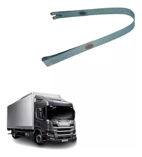 Cinta Inferior Inox Catalisador Para Scania P G R Euro 5 0