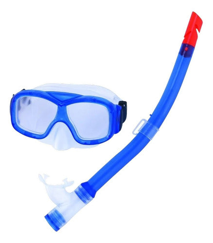 Zcubazone Set Kit máscara + Snorkel buceo Natación Mvd Sport 0