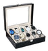 Elegant Leather Watch Display Box 2