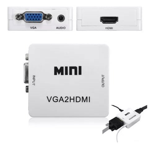 Miaband VGA To HDMI Converter With Analog To Digital Audio 4