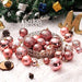 Senjie Rose Gold Christmas Tree Balls X32 2