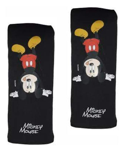 Disney Mickey Car Protector Set - Seatbelt Cover + Sunshade + Organizer Bag 3