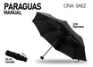 Ona Saez Classic Solid Lightweight Reinforced Windproof Umbrella 1