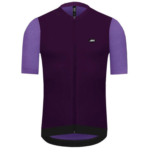 Magenta Melange Violet Cycling Jersey - Road MTB 0