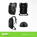 Läufer Expandable Rigid Motorcycle Helmet Backpack 5