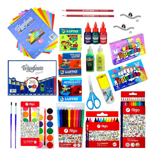 Set Artístico Para Niños Completo 90 Piezas 2