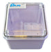 Caja Paso 100x100x100mm - Pvc - Tapa Transparente - Ip65 0