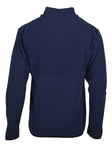 APTITUD Men's Half Zip Fitness Sweatshirt - Navy Blue 2