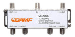 BAMF Coaxial Splitter 6 Way MoCA 5-2300MHz 1