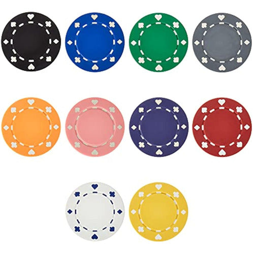 MBG Brybelly 100 Poker Chips Set - Quality Casino Game Chips 4