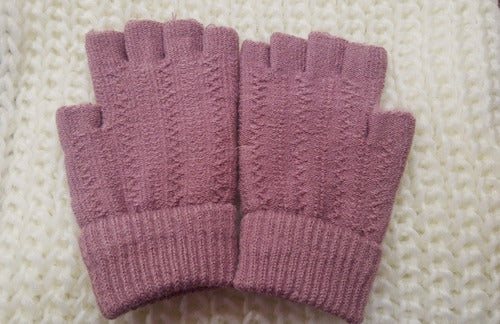 Pink Fingerless Gloves / Youthful Fashion 2023 2