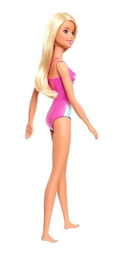 Muñeca Barbie Rubia De Juguete Original Traje De Baño Nueva 0