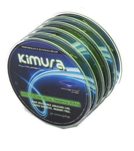 Mystix Kimura 0.40mm Multifilament Fishing Line - 24.8 Kg - 100m 4