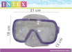 Máscara Para Buceo Set Con Snorkel Wave Rider Adulto  Intex 3