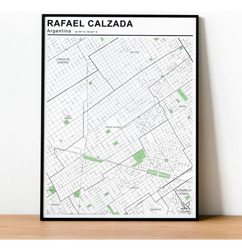 Andesmapas Rafael Calzada Map 80cm x 61cm 0