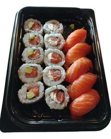 Bandejas De Sushi 15 Piezas De Salmon 6