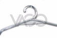 VACO COMERCIAL Pack of 10 Transparent Acrylic Hangers with Strap Holder 2