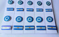 Blister Pin Patriotic Flag Emblem 20 Units 4 Models Each 2