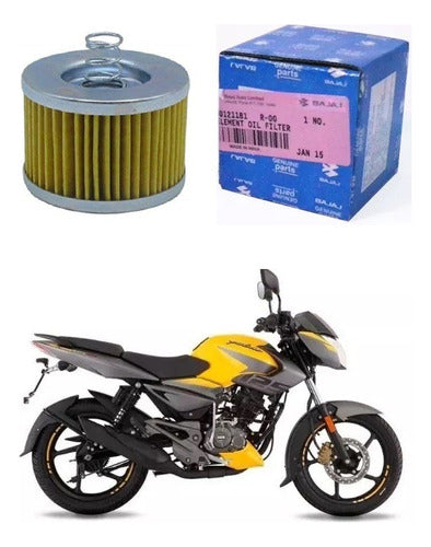 Bajaj Filtro De Aceite Rouser Ns 125 Original - Gb Motos 0