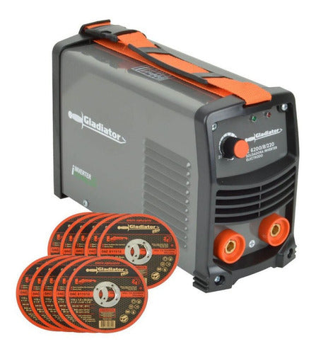 Soldadora Inverter Gladiator 200 Amp Ie6200 Profesional 0