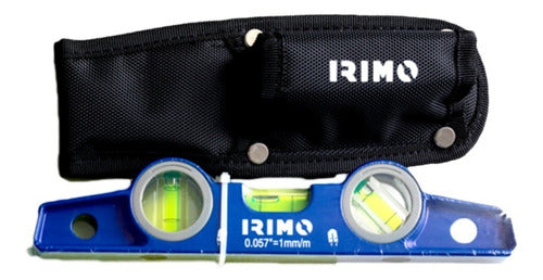 IRIMO Magnetic Aluminum Torpedo Level with Neodymium Magnets in Case 0