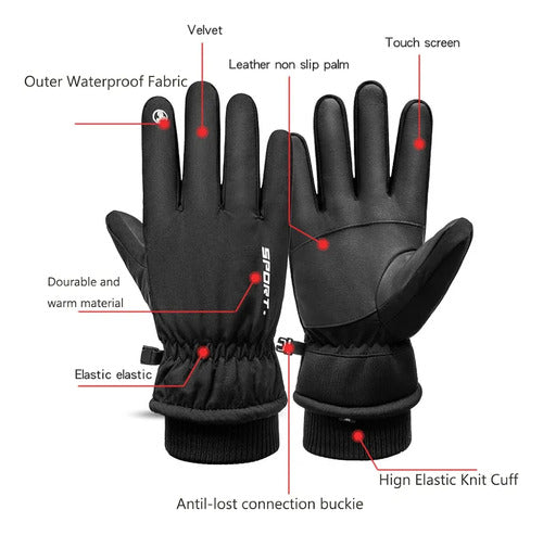 Smart Waterproof Thermal Gloves for Ski and Snowboard 2