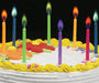 Colorful Flame Birthday Candles x 12 - Birthday Candle Set RXL 2
