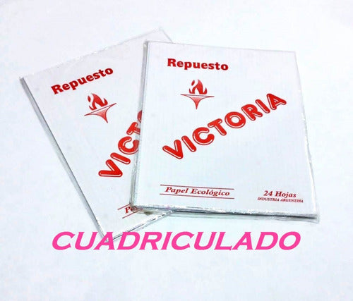 Repuesto Escolar  Victoria   24 Hojas  Cuadriculado 1