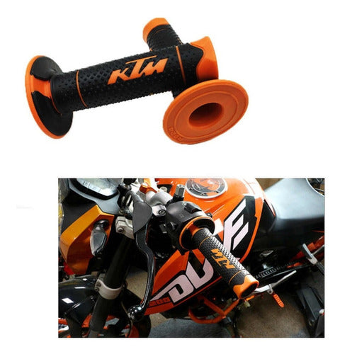 HYTECH Puños Moto Motocross Para Ktm Super Grips Excelente Calidad 0