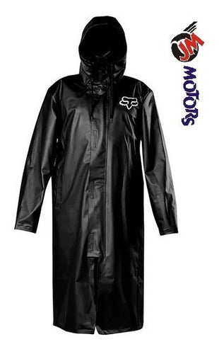 Fox Jm Campera Lluvia Piloto Pit Rain Impermeable Negro 4