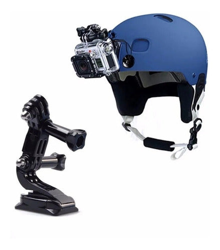 Soporte Accesorio Casco Lateral Gopro Adhesivo Hook 0