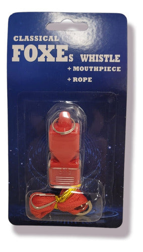 Foxes Classical Referee Whistle with Lanyard 4