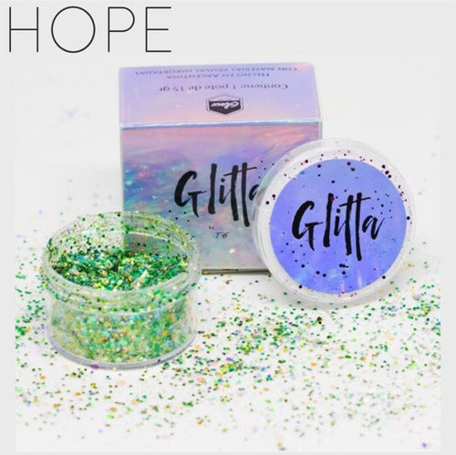 Glitta Hope Freestyle Simple Glitter Particula Gruesa 0