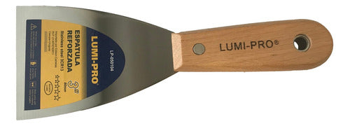 Lumipro Reinforced Stainless Steel Spatula 2.5" 0