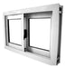 Sliding Window 50x60 Full Glass White Aluminum 0