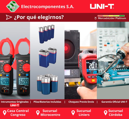 Puntas De Prueba Uni-t Para Multimetros Testers Electro 1